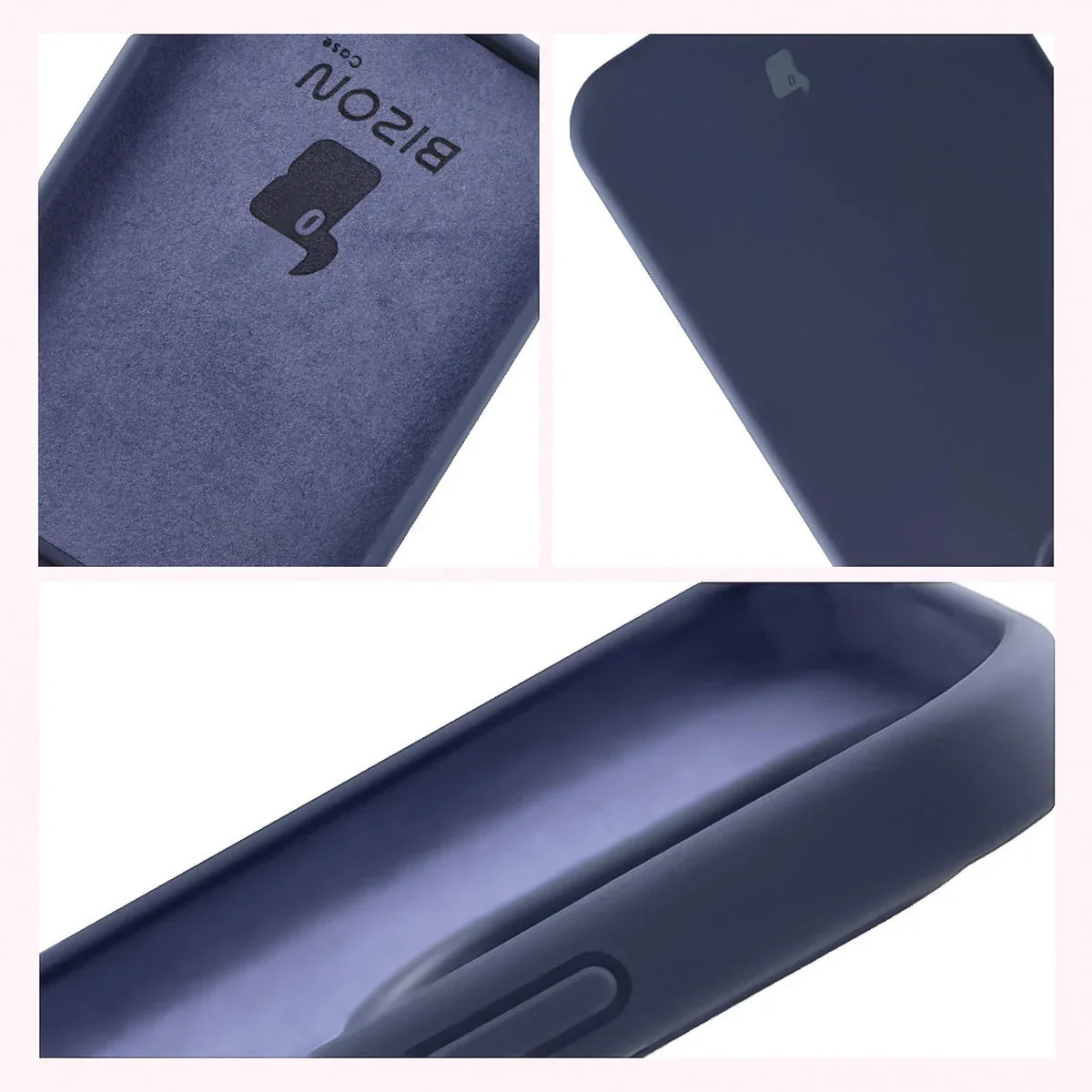 Silikon Handyhülle für Xiaomi 15T, Bizon Soft Case, Dunkelblau - Image 6