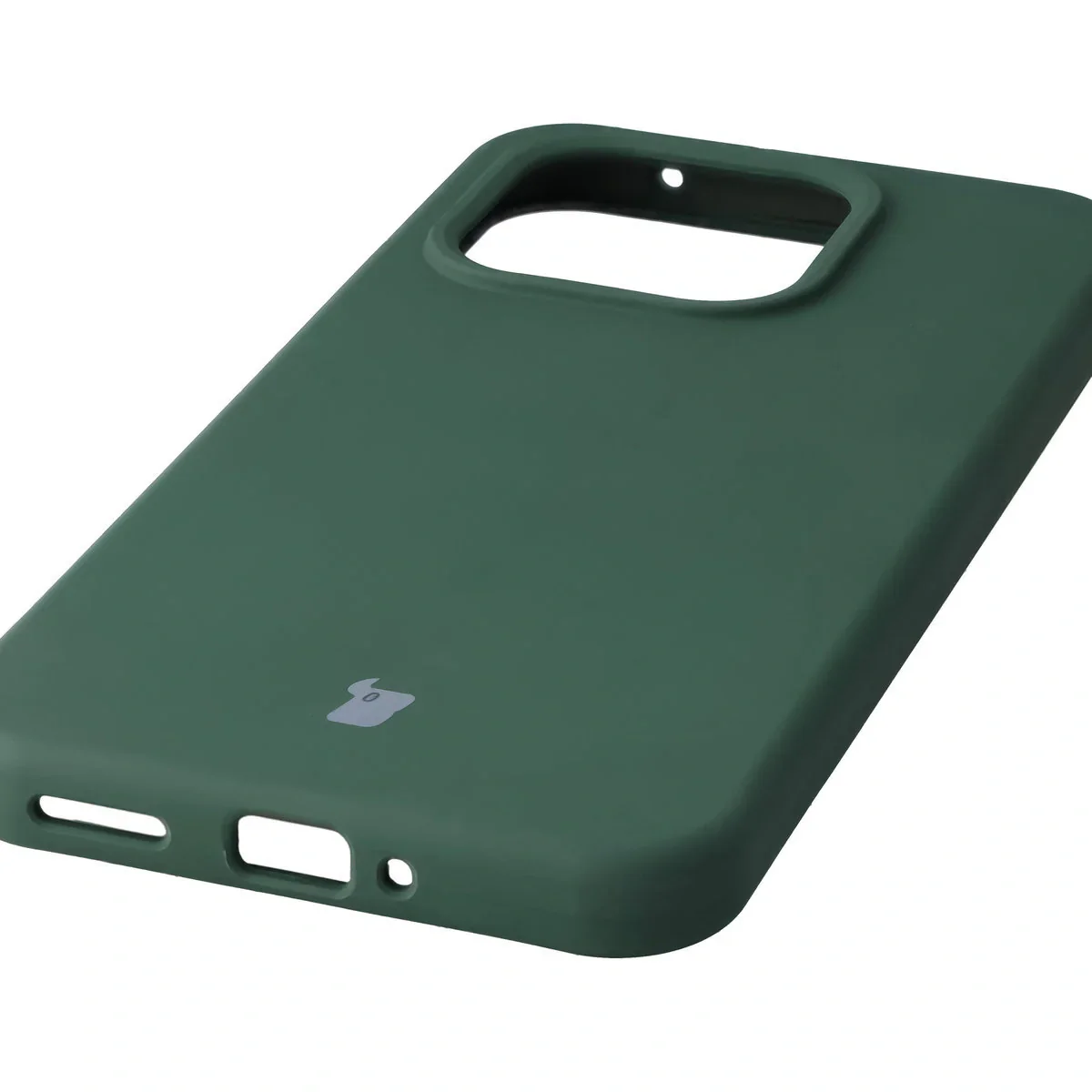 Silikon Handyhülle für Xiaomi 15T, Bizon Soft Case, Dunkelgrün - Image 3