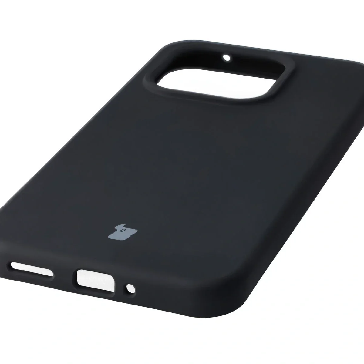 Silikon Handyhülle für Xiaomi 15T, Bizon Soft Case, Schwarz - Image 3