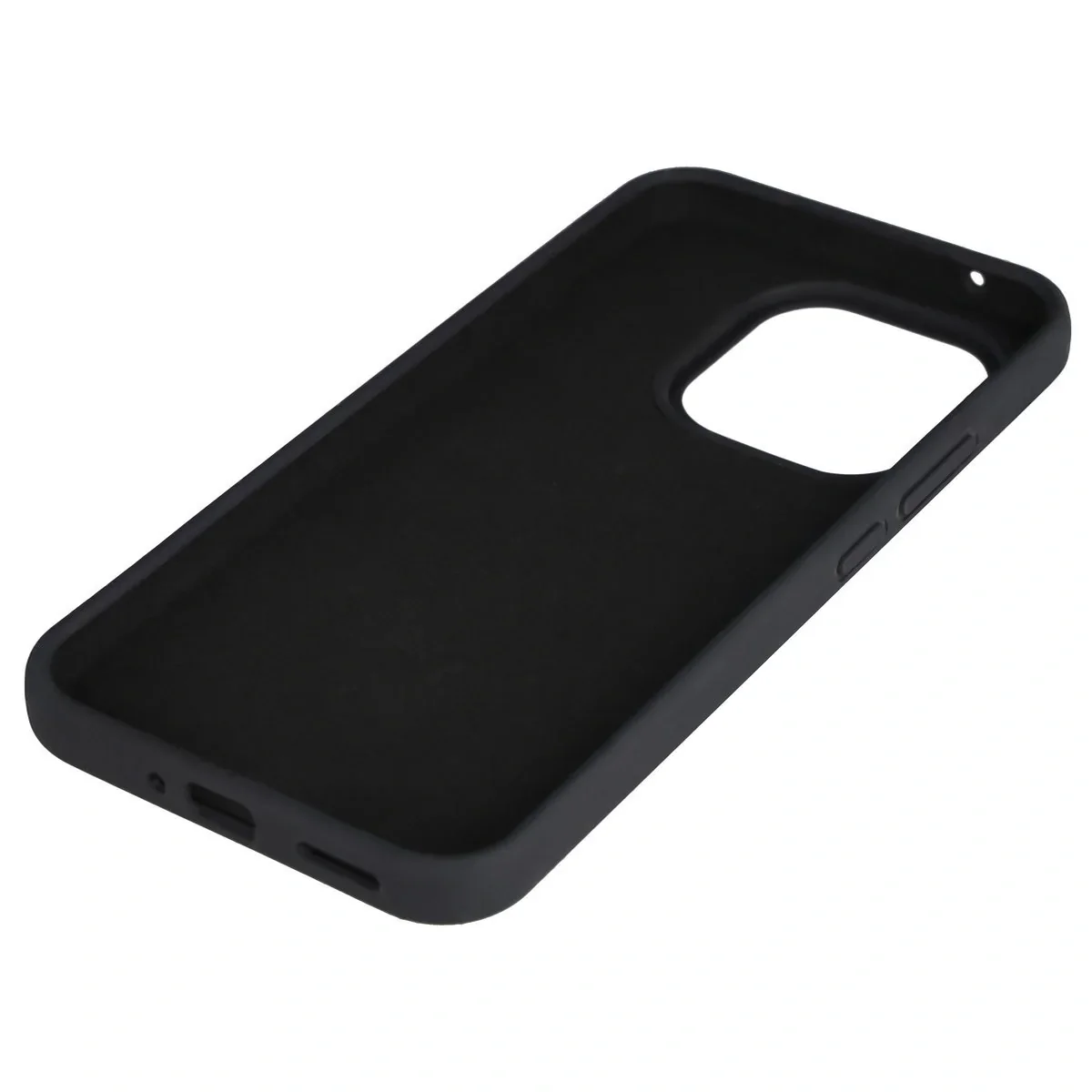 Silikon Handyhülle für Xiaomi 15T, Bizon Soft Case, Schwarz - Image 4