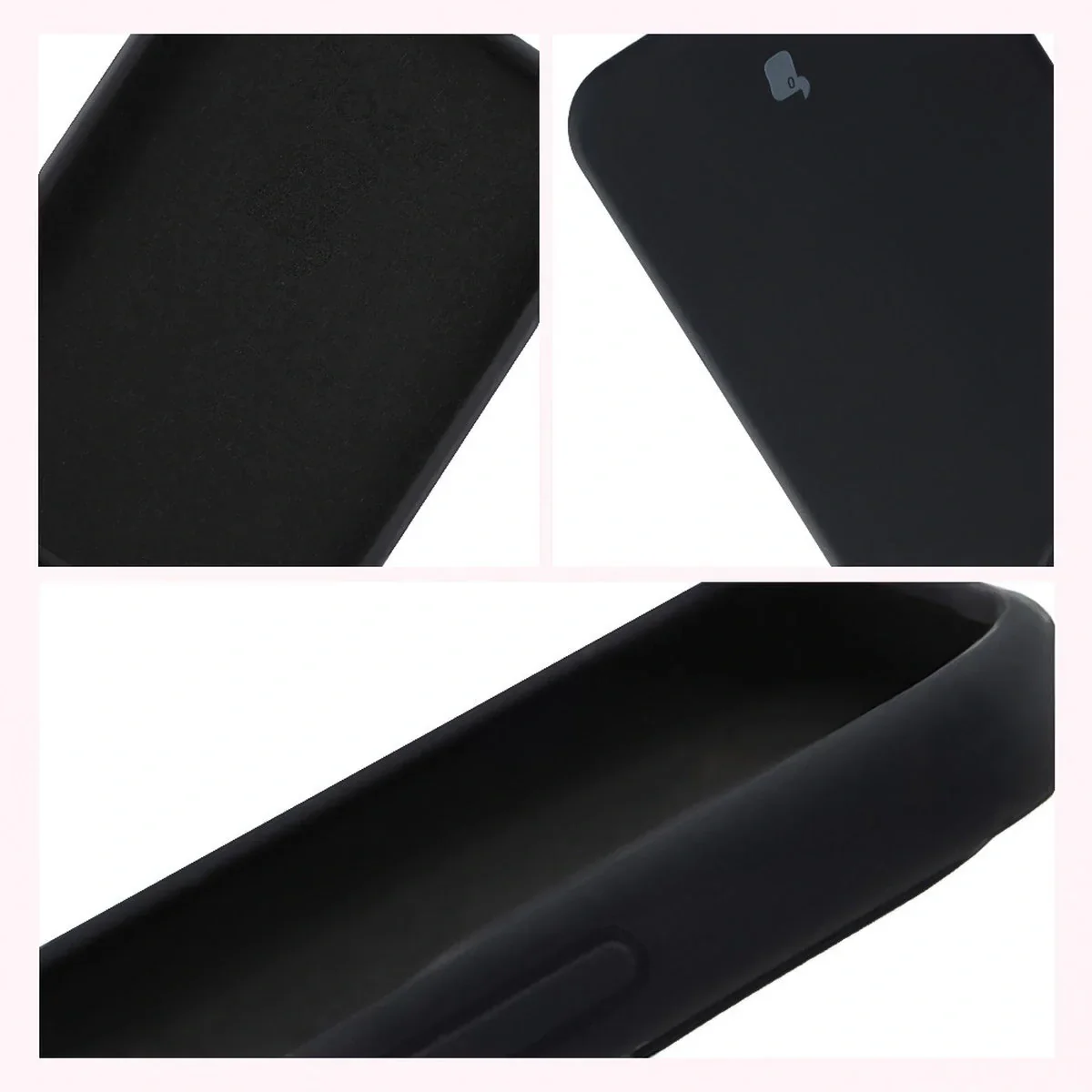 Silikon Handyhülle für Xiaomi 15T, Bizon Soft Case, Schwarz - Image 6