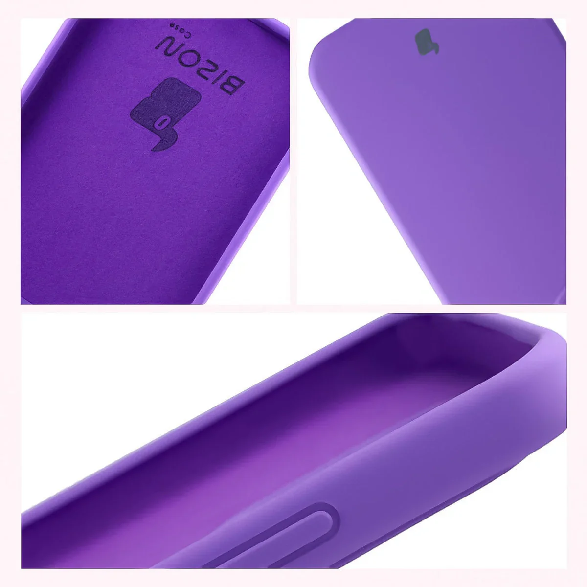 Silikon Handyhülle für Xiaomi 15T, Bizon Soft Case, Violett - Image 6