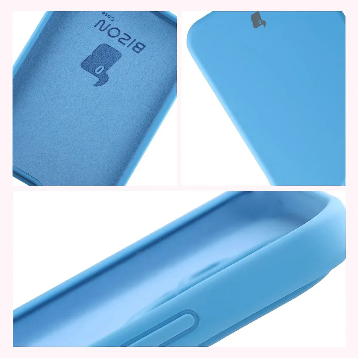 Silikon Handyhülle für Xiaomi 15T Pro, Bizon Soft Case, Blau - Image 6