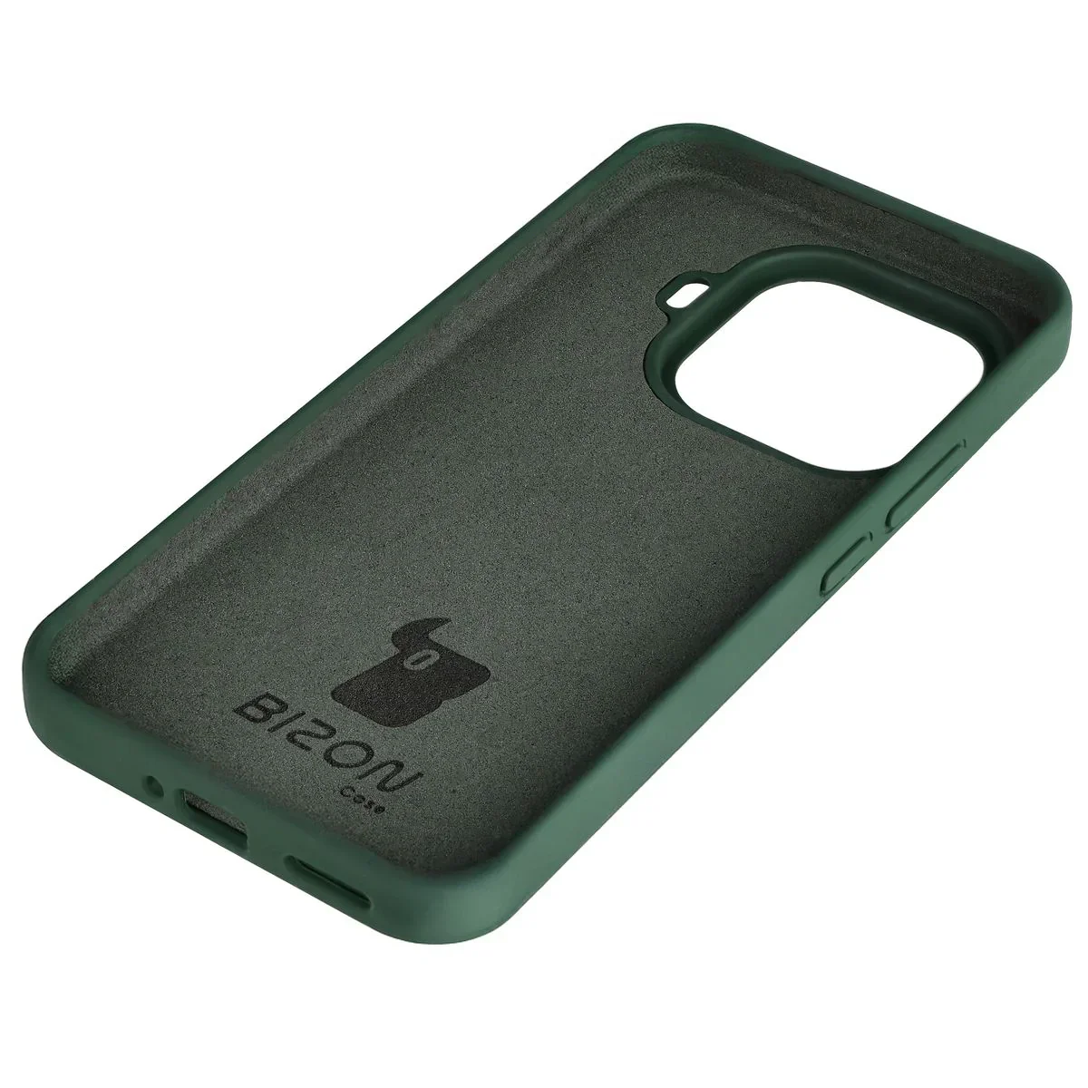 Silikon Handyhülle für Xiaomi 15T Pro, Bizon Soft Case, Dunkelgrün - Image 4
