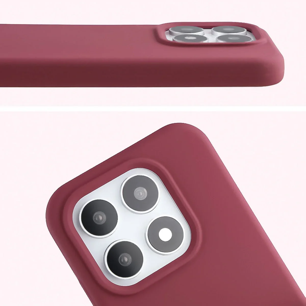 Silikon Handyhülle für Xiaomi 17, Bizon Soft Case, Pflaumenfarbe - Image 5