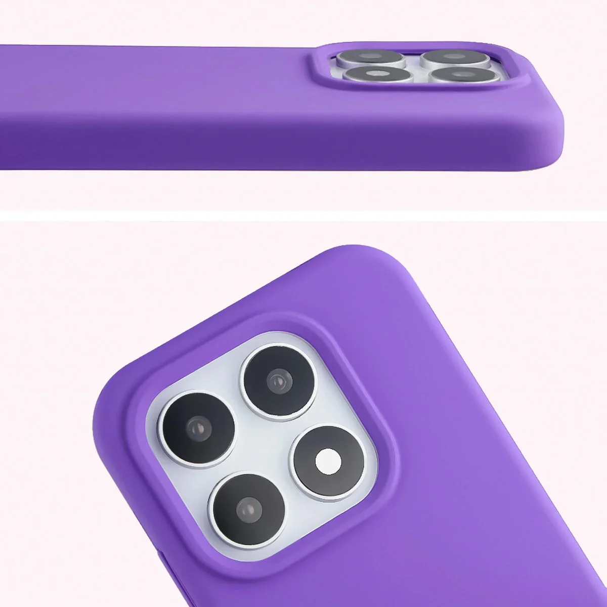 Silikon Handyhülle für Xiaomi 17, Bizon Soft Case, Violett - Image 5
