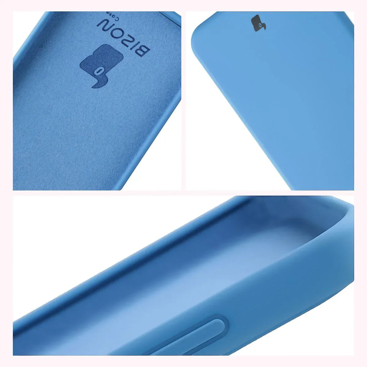 Silikon Handyhülle für Xiaomi POCO F7, Bizon Soft Case, Blau - Image 6