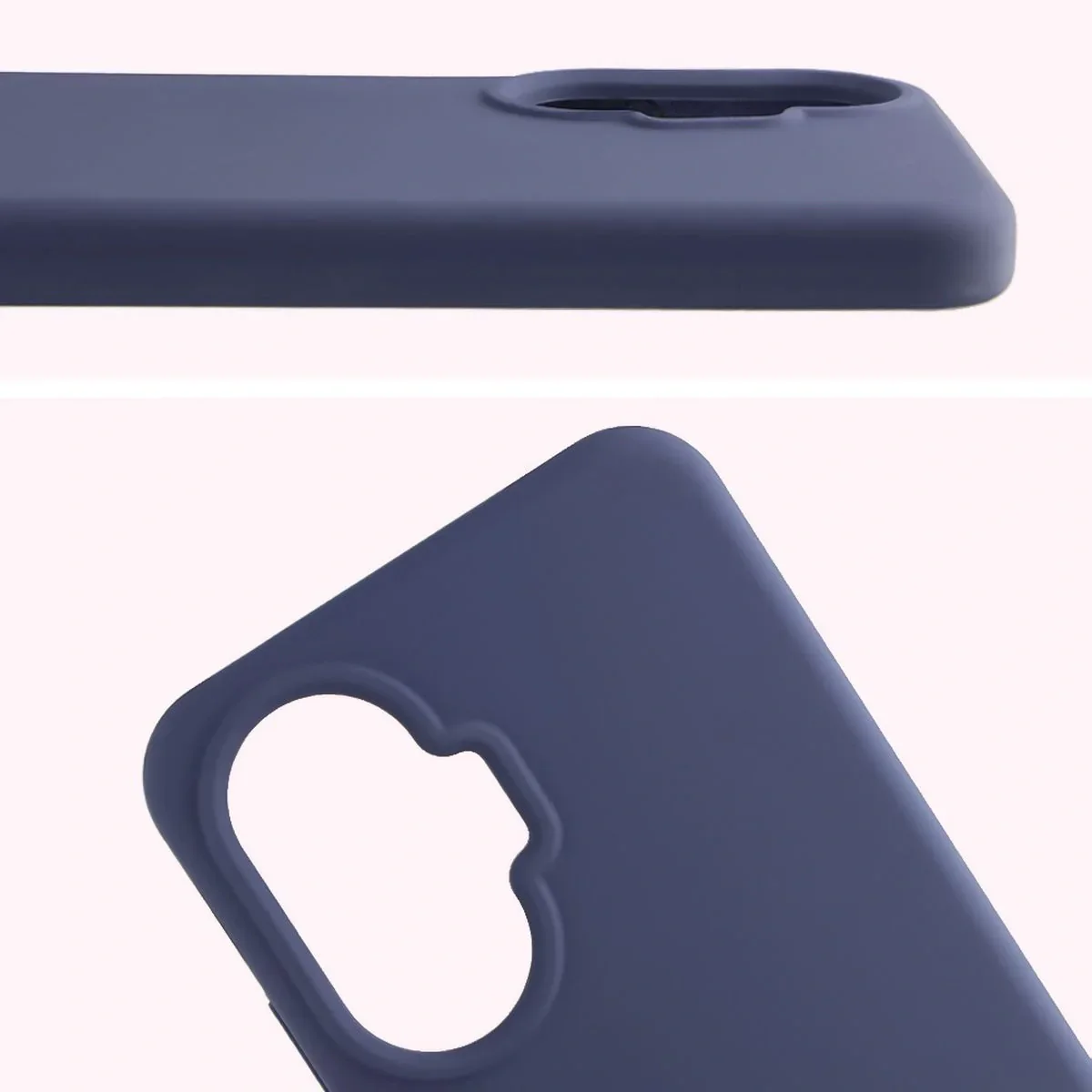 Silikon Handyhülle für Xiaomi POCO F7, Bizon Soft Case, Dunkelblau - Image 5