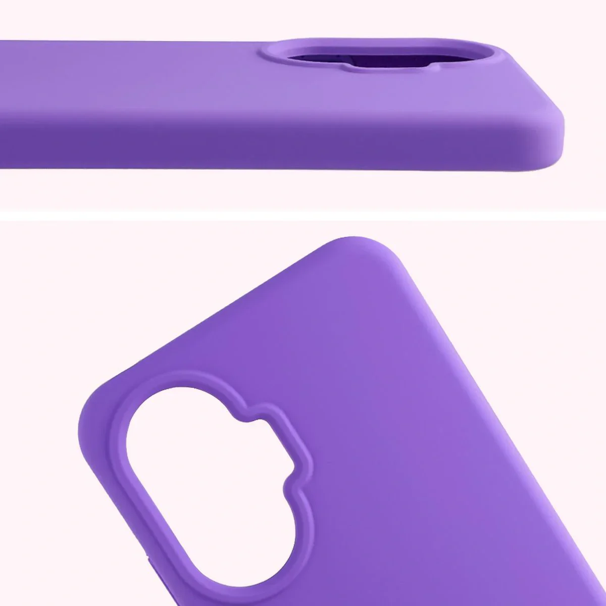 Silikon Handyhülle für Xiaomi POCO F7, Bizon Soft Case, Violett - Image 5