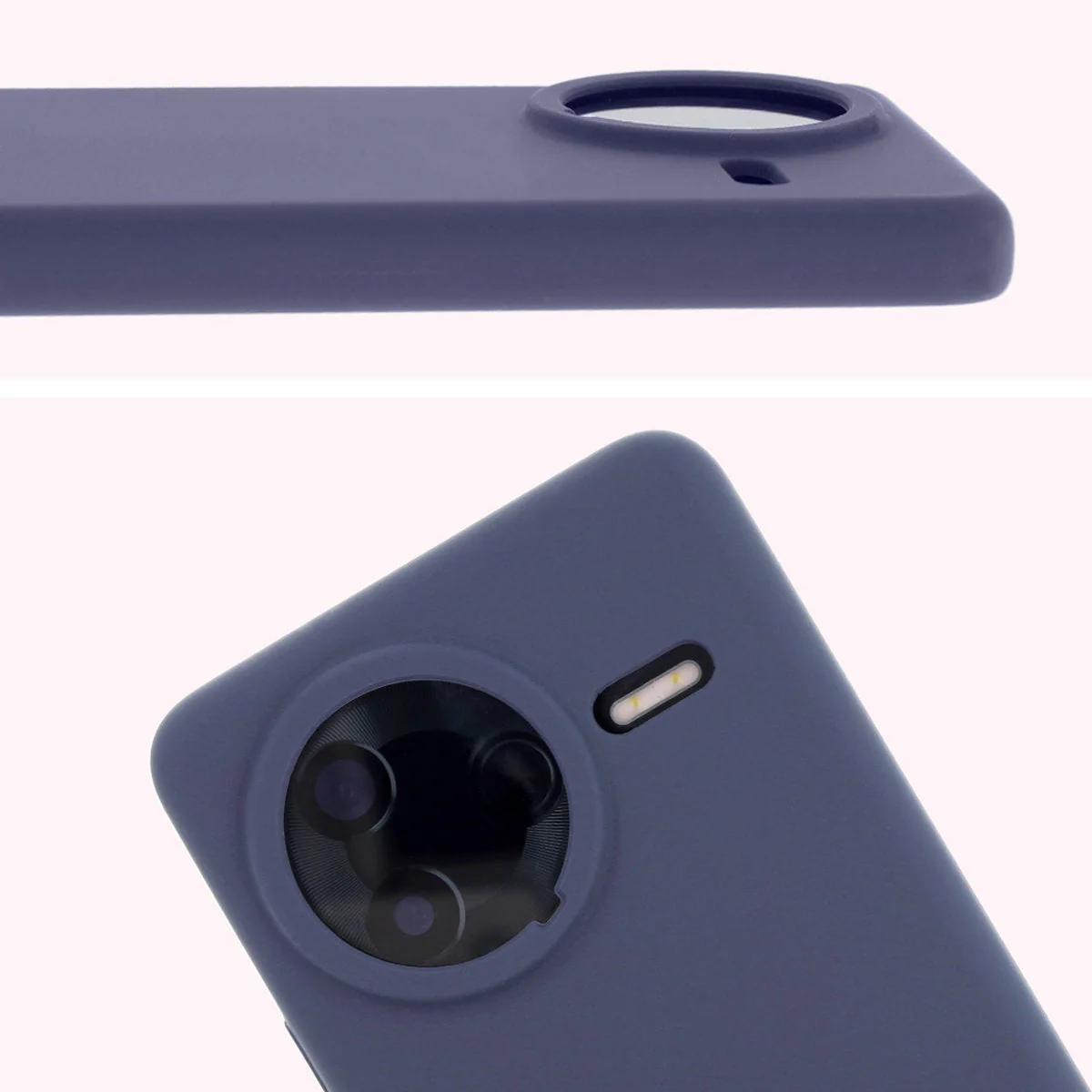 Silikon Handyhülle für Xiaomi POCO F7 Pro, Bizon Soft Case, Dunkelblau - Image 5