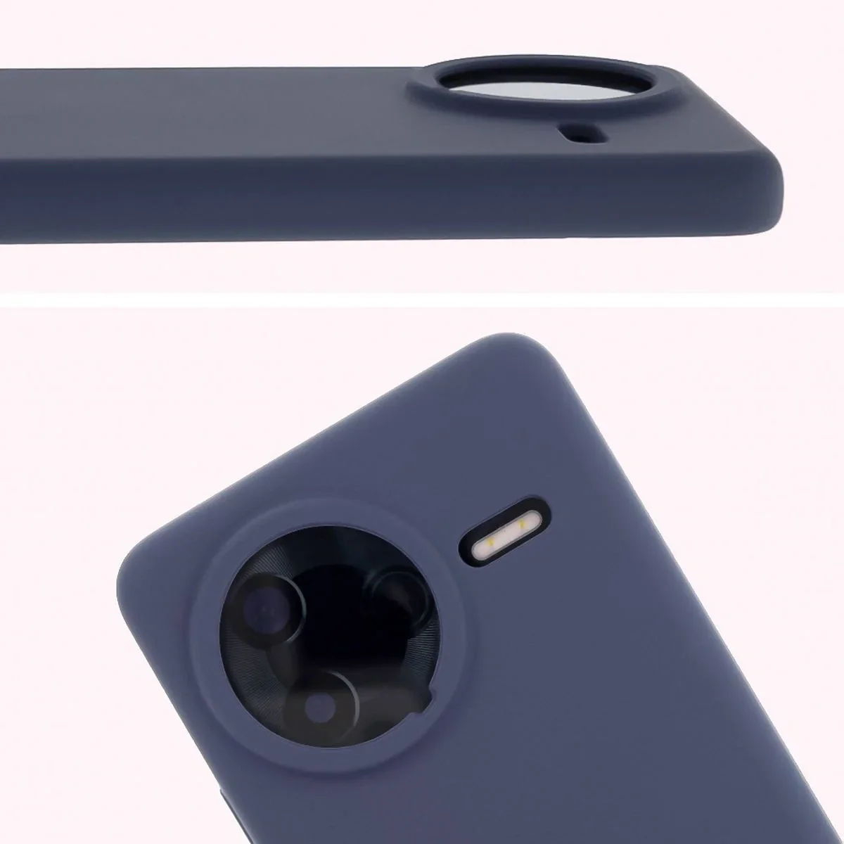 Silikon Handyhülle für Xiaomi POCO F7 Ultra, Bizon Soft Case, Dunkelblau - Image 5