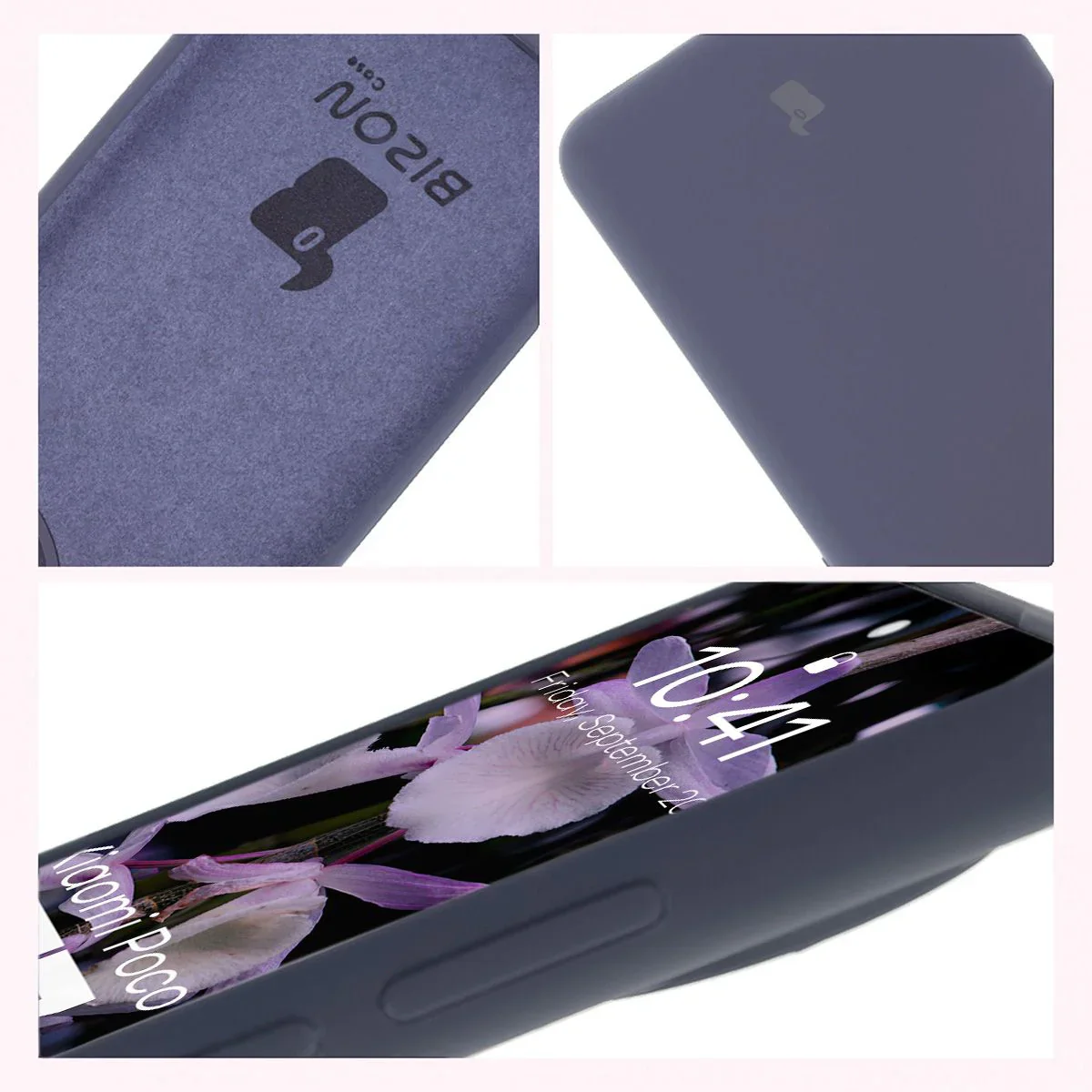 Silikon Handyhülle für Xiaomi POCO F7 Ultra, Bizon Soft Case, Dunkelblau - Image 6
