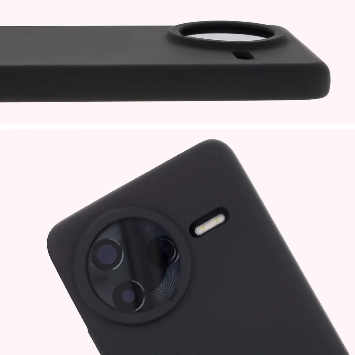 Silikon Handyhülle für Xiaomi POCO F7 Ultra, Bizon Soft Case, Schwarz - Image 5
