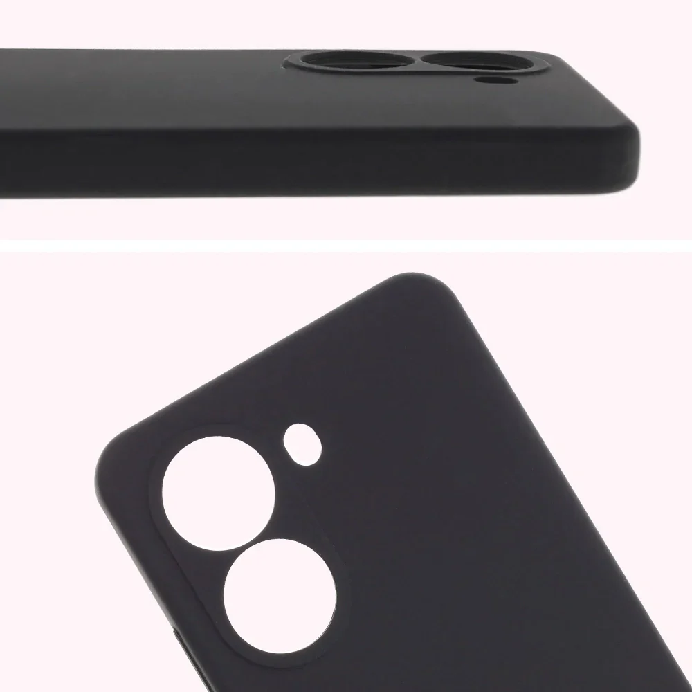 Silikon Handyhülle für Xiaomi POCO X7 Pro, Bizon Soft Case, Schwarz - Image 5