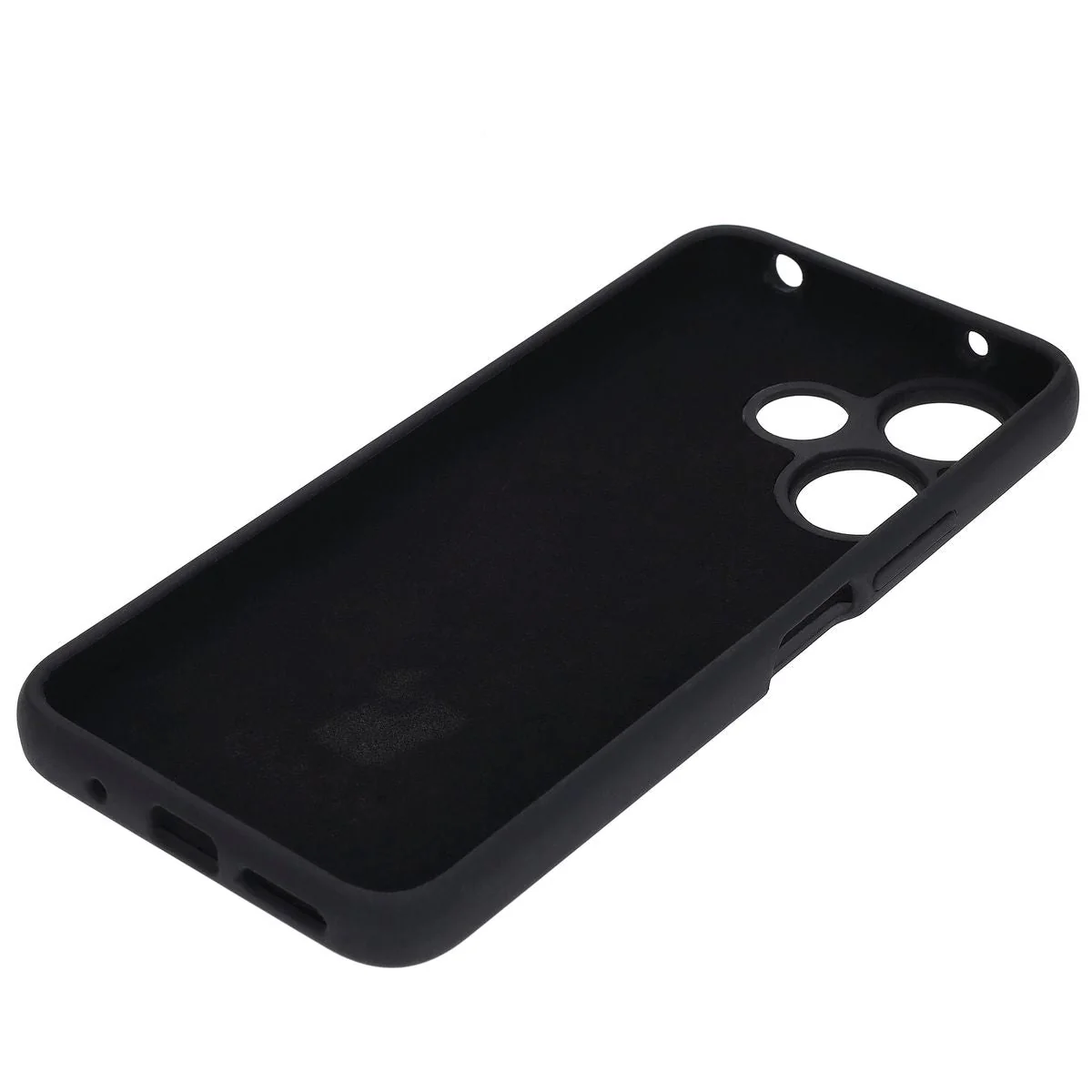Silikon Handyhülle für Xiaomi Redmi 13 4G, Bizon Soft Case, Schwarz - Image 4