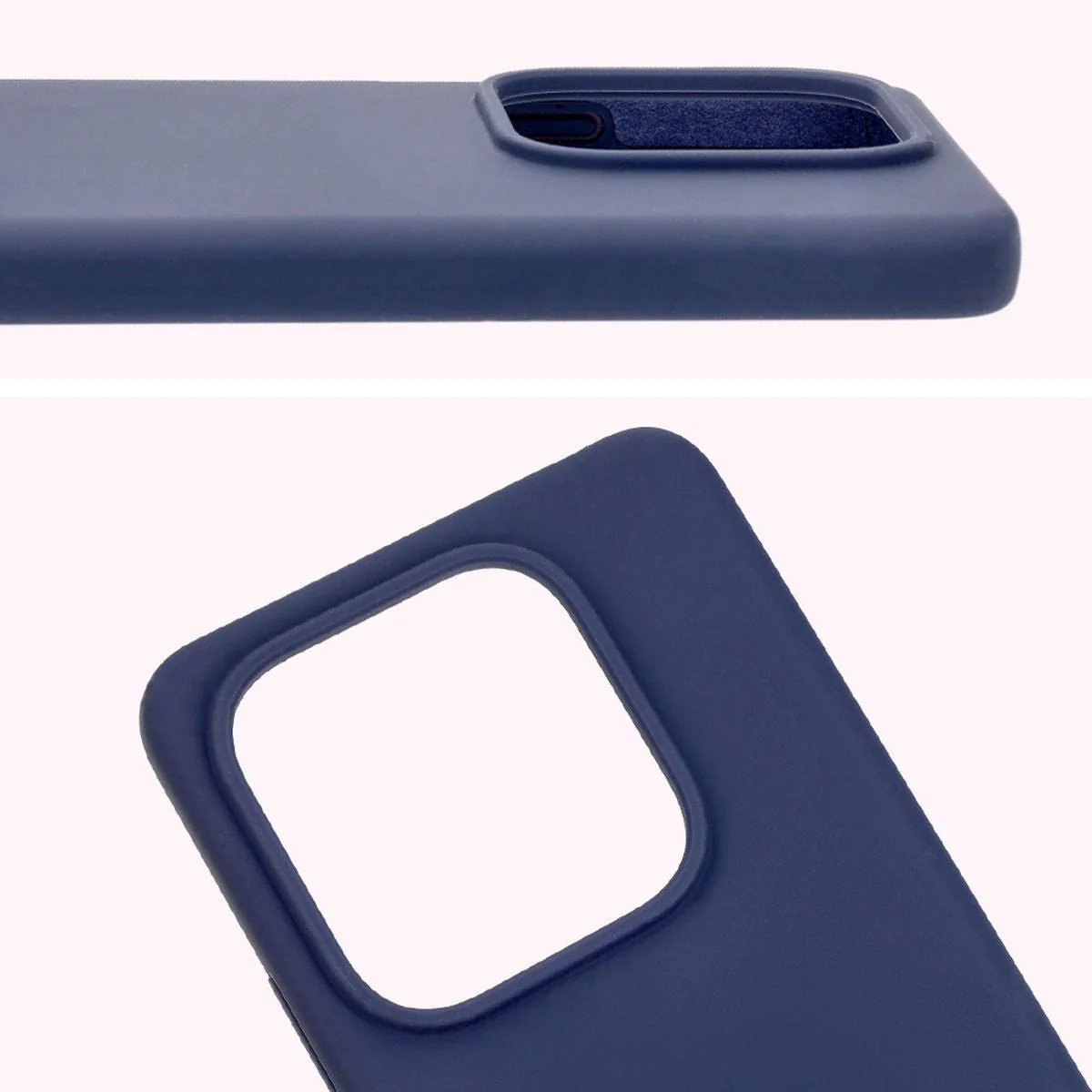 Silikon Handyhülle für Xiaomi Redmi Note 14 5G, Bizon Soft Case, Dunkelblau - Image 5