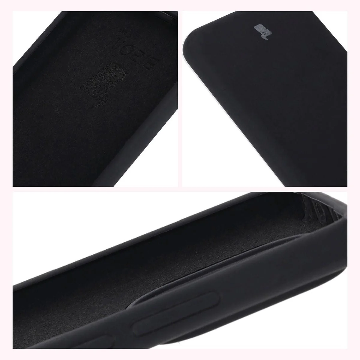 Silikon Handyhülle für Xiaomi Redmi Note 14 5G, Bizon Soft Case, Schwarz - Image 6
