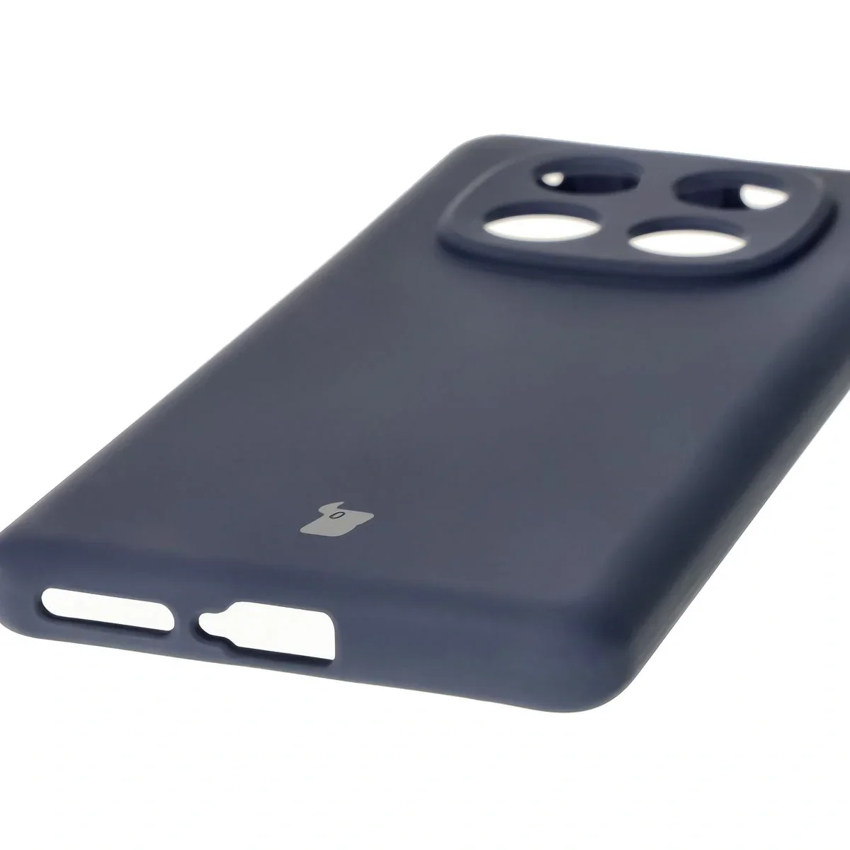 Silikon Handyhülle für Xiaomi Redmi Note 14 Pro 4G, Bizon Soft Case, Dunkelblau - Image 3