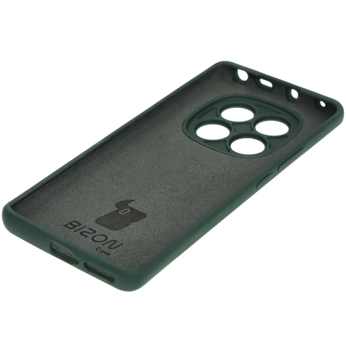 Silikon Handyhülle für Xiaomi Redmi Note 14 Pro 4G, Bizon Soft Case, Dunkelgrün - Image 4