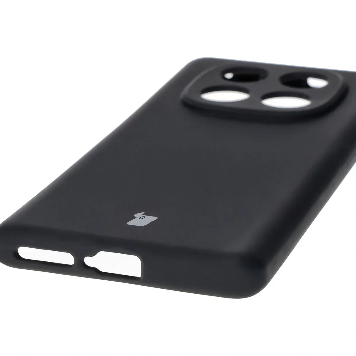 Silikon Handyhülle für Xiaomi Redmi Note 14 Pro 4G, Bizon Soft Case, Schwarz - Image 3