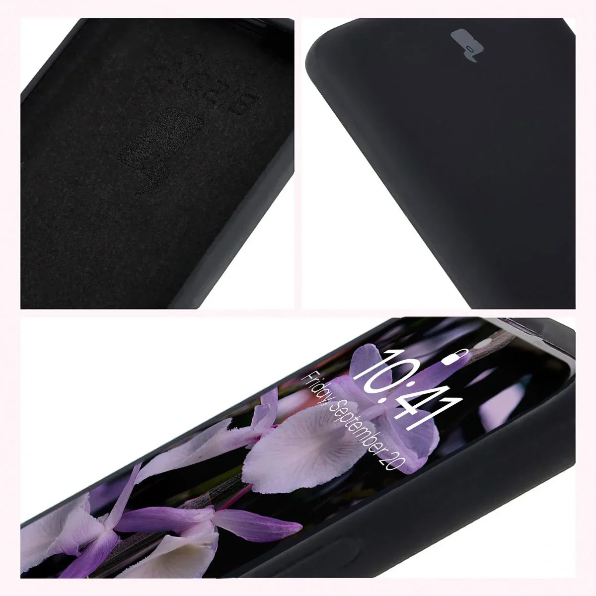 Silikon Handyhülle für Xiaomi Redmi Note 14 Pro 4G, Bizon Soft Case, Schwarz - Image 6