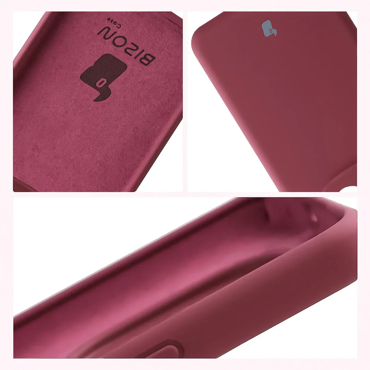 Silikon Handyhülle für Xiaomi Redmi Note 15 Pro 4G, Bizon Soft Case, Pflaumenfarbe - Image 6