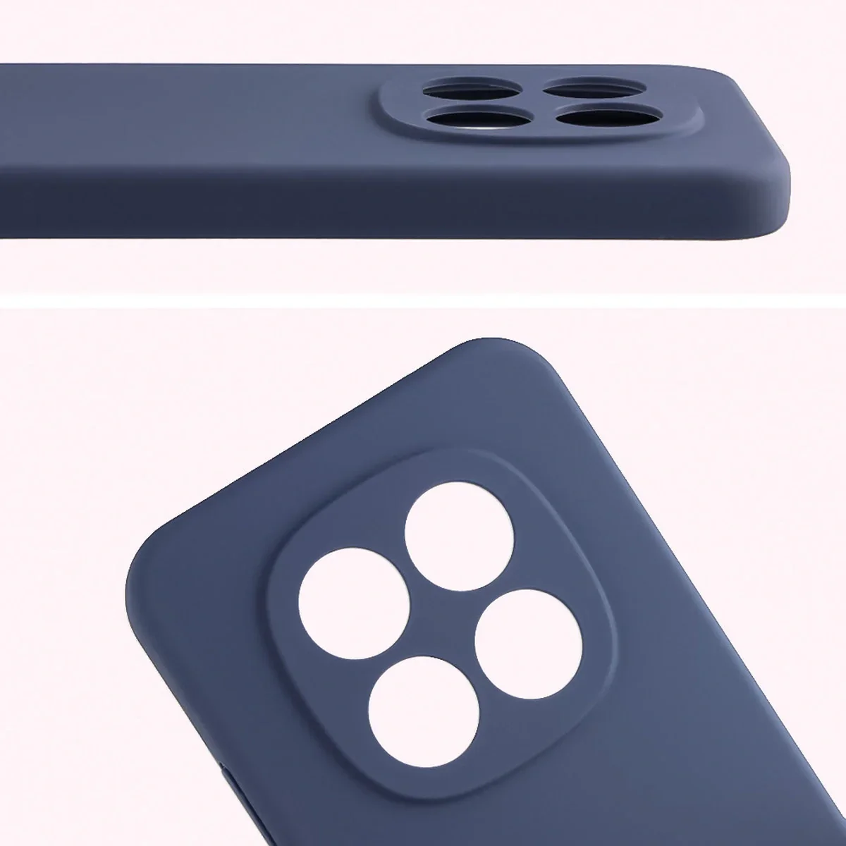 Silikon Handyhülle für Xiaomi Redmi Note 15 Pro 5G, Bizon Soft Case, Dunkelblau - Image 5