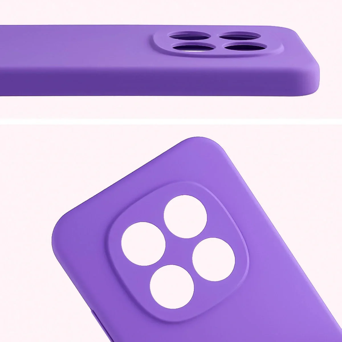 Silikon Handyhülle für Xiaomi Redmi Note 15 Pro 5G, Bizon Soft Case, Violett - Image 5