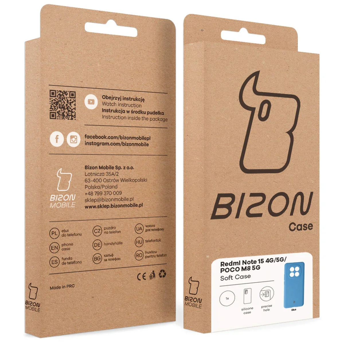 Silikon Handyhülle für Xiaomi Redmi Note 15 / POCO M8 5G, Bizon Soft Case, Blau - Image 8