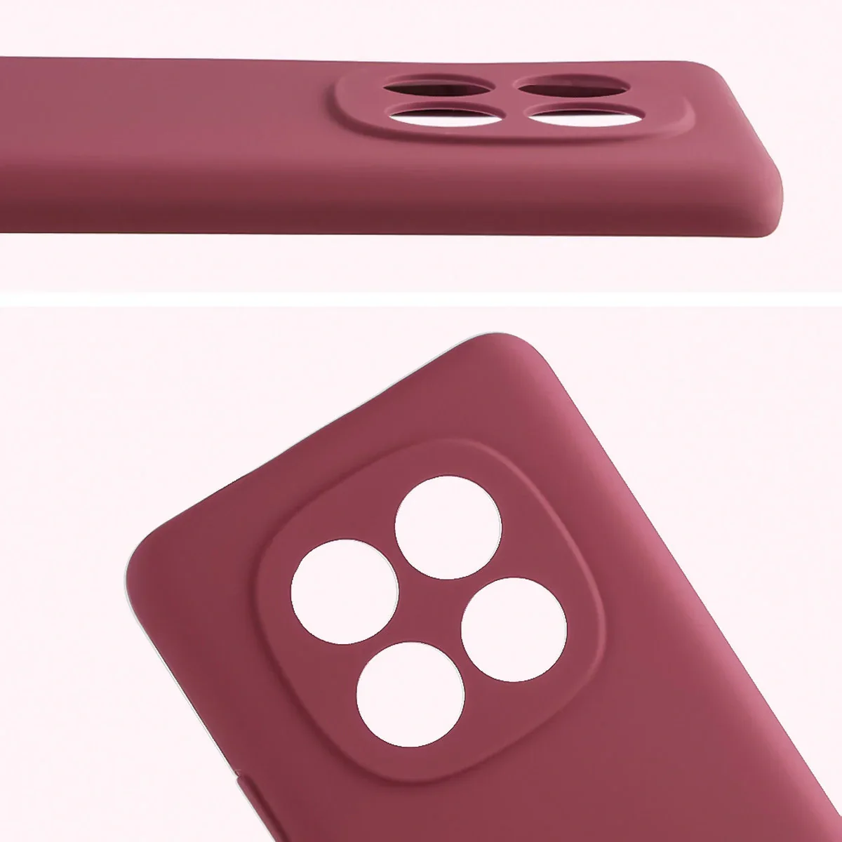 Silikon Handyhülle für Xiaomi Redmi Note 15 / POCO M8 5G, Bizon Soft Case, Pflaumenfarbe - Image 5