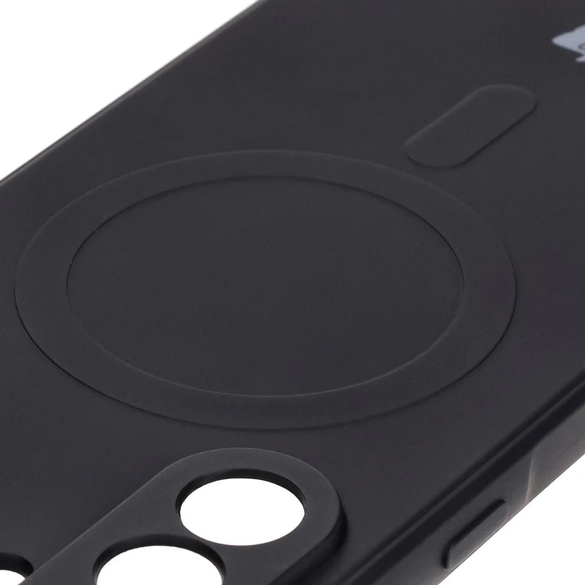 Silikon Handyhülle mit Magnetring für Galaxy A56 5G, Bizon Case Silicone Magnetic Sq, Schwarz - Image 6