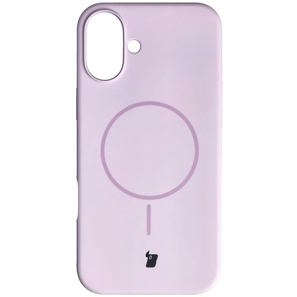 Silikon Handyhülle mit Magnetring für iPhone 16 Plus, Bizon Soft Case Magnetic, Hellviolett - Image 2