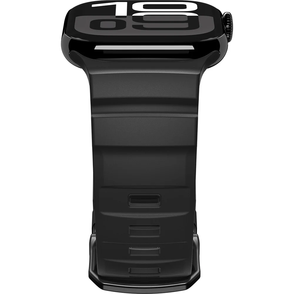 Silikonband für Apple Watch 49/46/45/44 mm, Spigen WBS2, Schwarz - Image 7