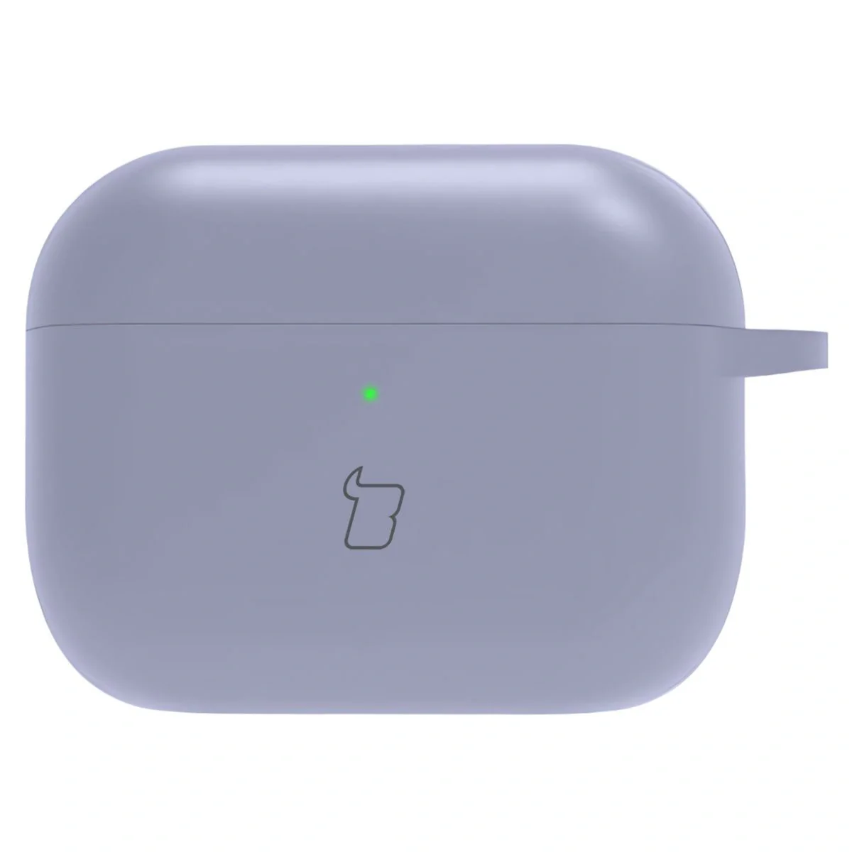 Silikonhülle mit Karabiner für AirPods Pro 3, Bizon Case Headphone Silicone, Grau - Image 2