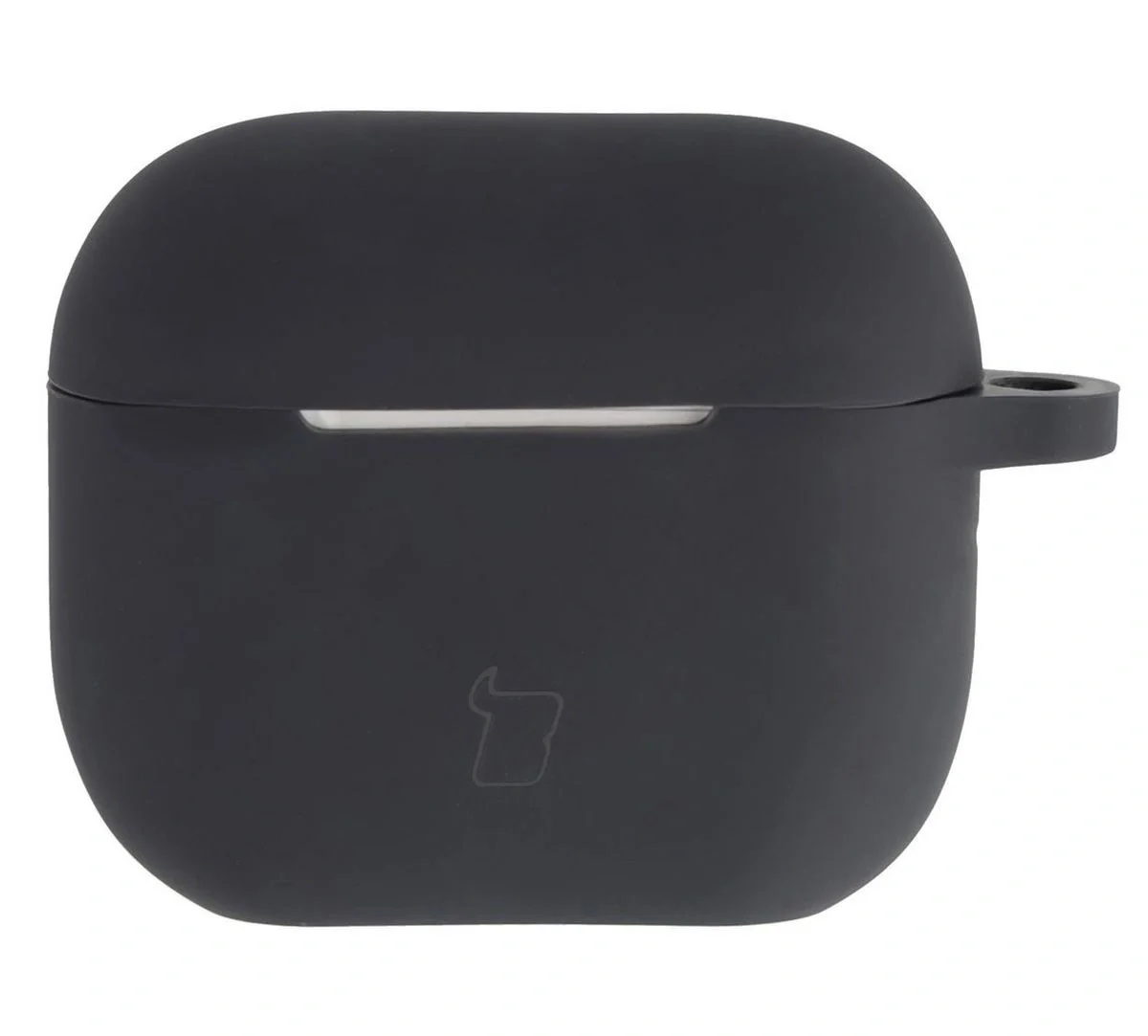 Silikonhülle mit Karabiner für AirPods 3, Bizon Case Headphone Silicone, Schwarz - Image 2