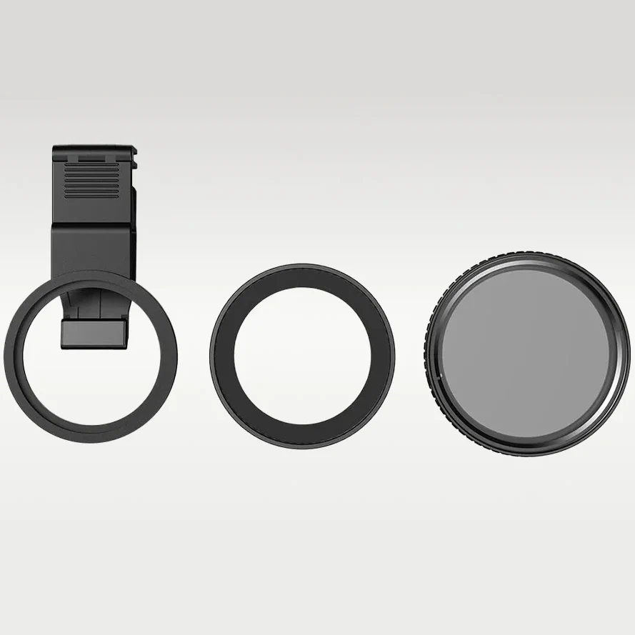 Smartphone Objektiv mit VND Filter 2–400, Apexel HD Glass 67 mm ND400, Schwarz - Image 5