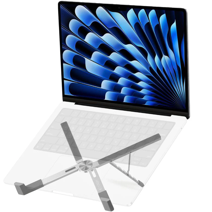 Ständer für Laptops bis zu 16 Zoll, Tech-Protect ULS300, Silbern - Image 3