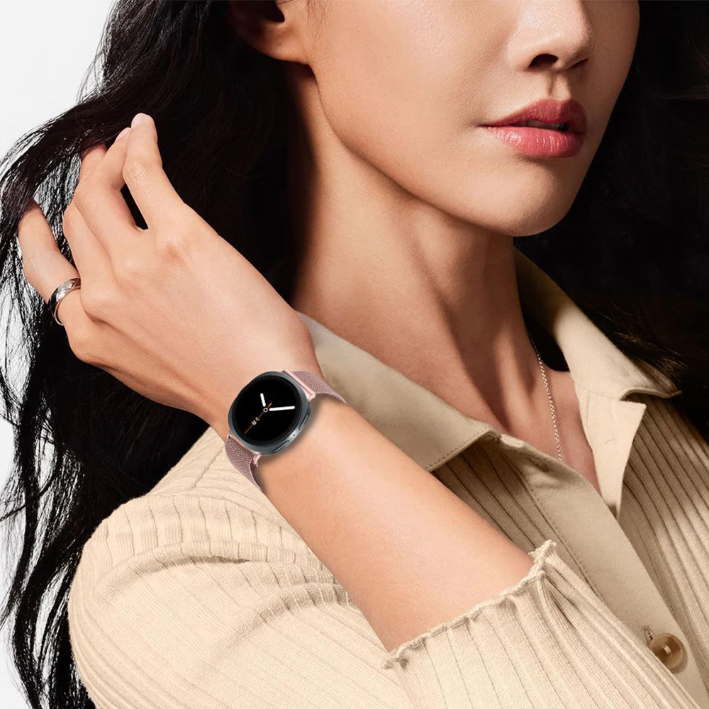 Stahlarmband für Galaxy Watch 8 40 mm / 44 mm / 8 Classic 46 mm, Tech-Protect Milaneseband, Rosa - Image 4