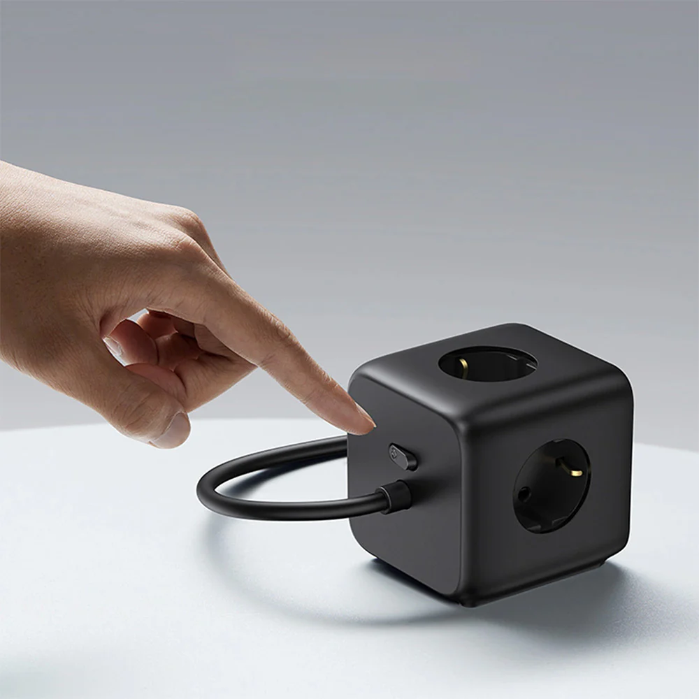 Steckdosenleiste/Verlängerungskabel USB 65W / AC 3680W, 2x USB-A, 2x USB Typ C, 3x Schuko (F), Ugreen CD268, Schwarz - Image 5