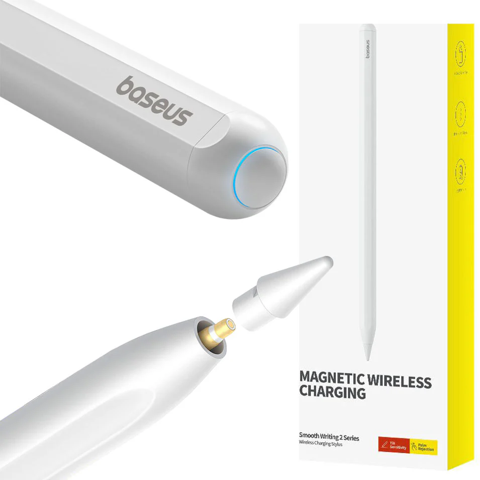 Stift Baseus für iPad / Pro / Air / Mini (2018 und neuere) Smooth Writing 2 Stylus Writing 2 Overseas mit induktiver Aufladung, Weiß - Image 12