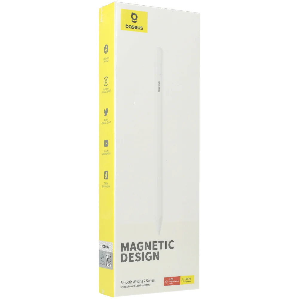 Stift Baseus Smooth Writing 2 Stylus mit LED-Anzeige für iPad / Pro / Air / Mini (2018 und neuere), Weiß - Image 12