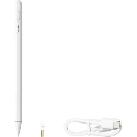 Stift Baseus Smooth Writing 2 Stylus mit LED-Anzeige für iPad / Pro / Air / Mini (2018 und neuere), Weiß - Image 4