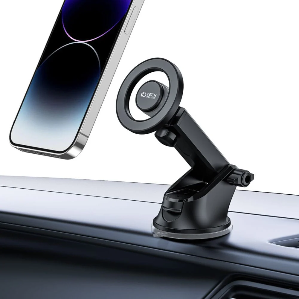 Tech Protect N51 Magnetic MagSafe Dashboard & Vent Car Mount, schwarz - Image 7