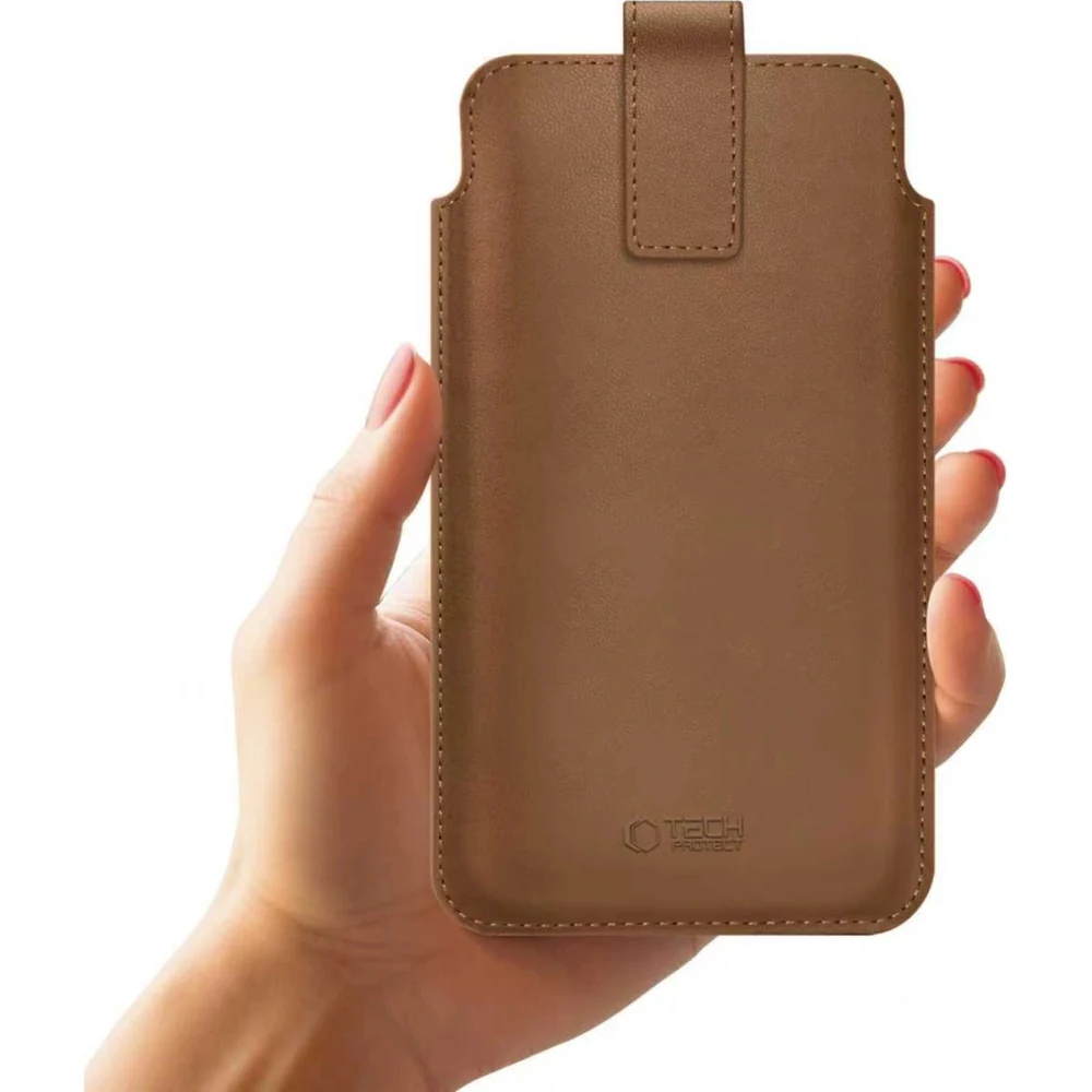 Tech-Protect SM65 Universal-Handytasche 6" - 6,9“, Braun - Image 3