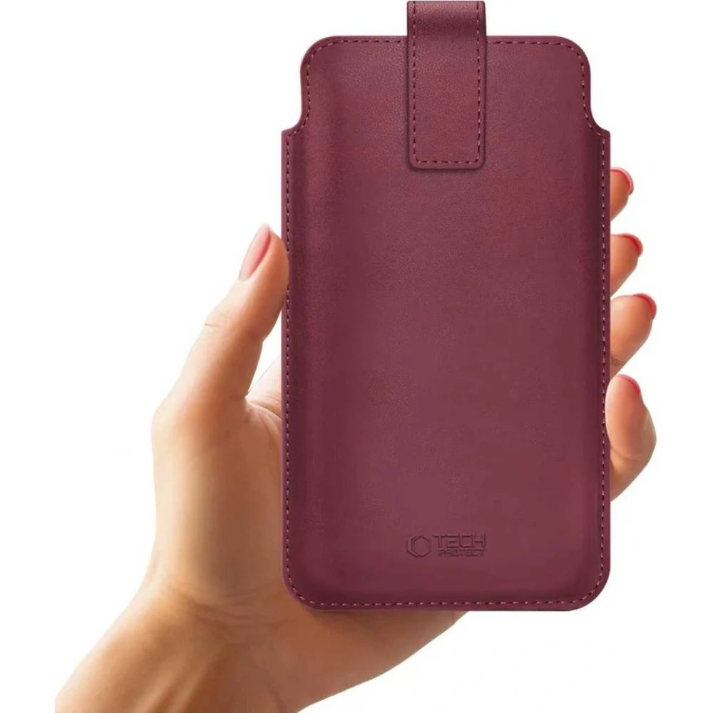 Tech-Protect SM65 Universal-Handytasche 6" - 6,9“, Burgunderrot - Image 3