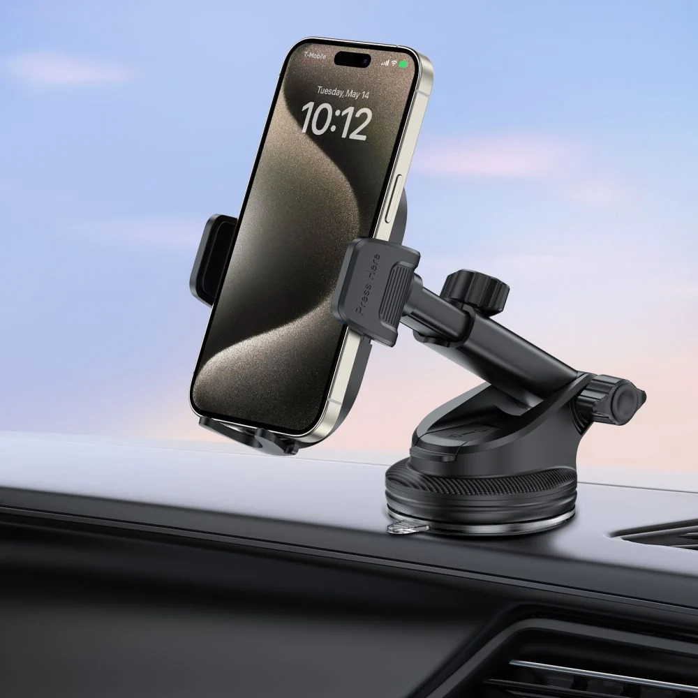 Tech-Protect V8 Universal-Autohalterung für Armaturenbrett / Windschutzscheibe / Lüftungsgitter, Schwarz - Image 12