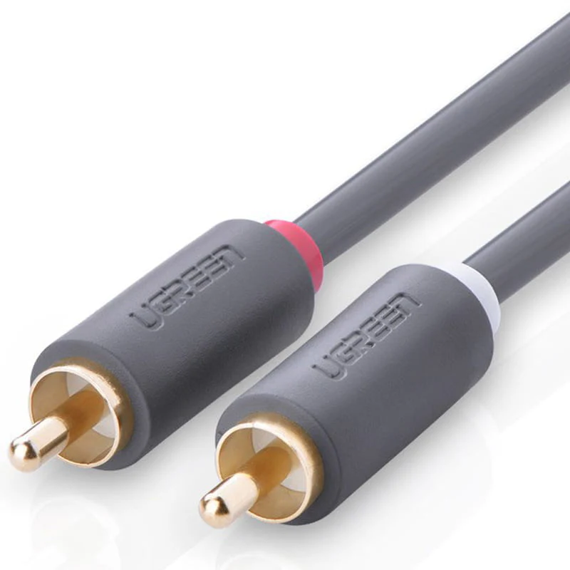 Ugreen Audio-/Videokabel 2x RCA (Stecker), 5m, Dunkelgrau - Image 3