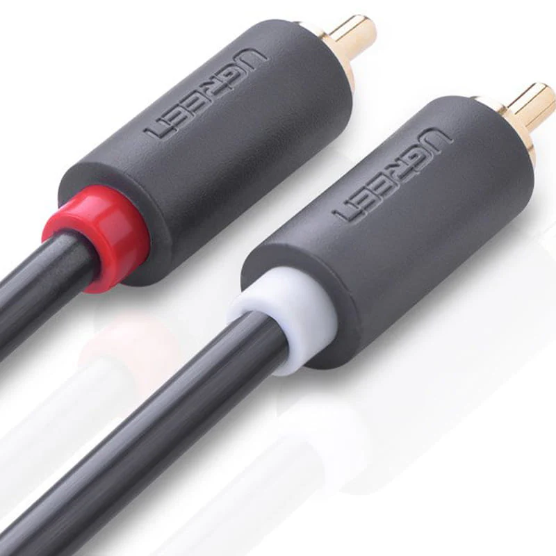 Ugreen Audio-/Videokabel 2x RCA (Stecker), 5m, Dunkelgrau - Image 4