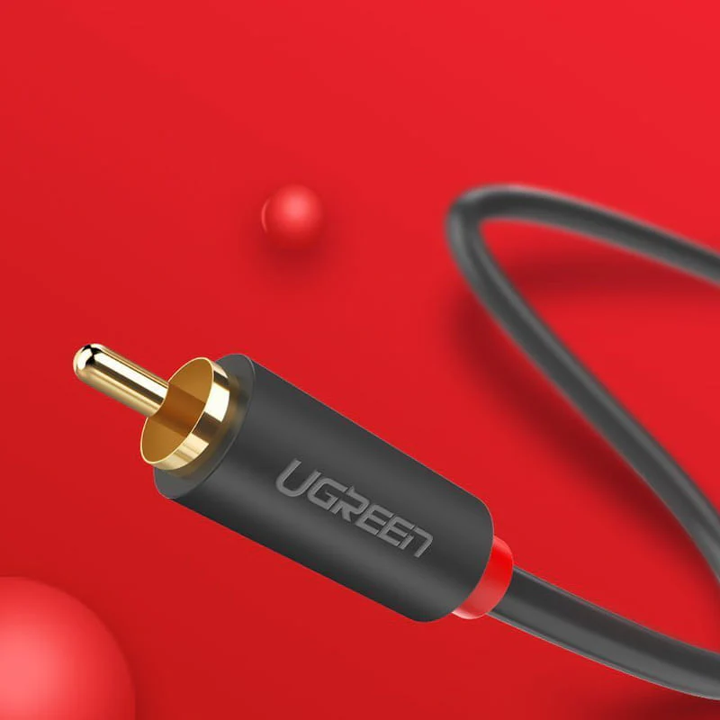 Ugreen Audio-/Videokabel 2x RCA (Stecker), 5m, Dunkelgrau - Image 9