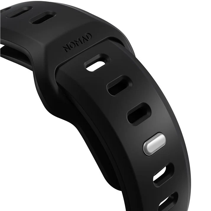 Uhrenarmband für Apple Watch 49 / 46 / 45 / 44 mm, Nomad Tempo Band, Schwarz - Image 4
